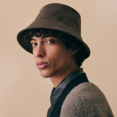 メンズ カシミヤニットキャップ＆レザーグローブ | Hermès - エルメス